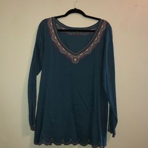 Lucky Brand Teal Top